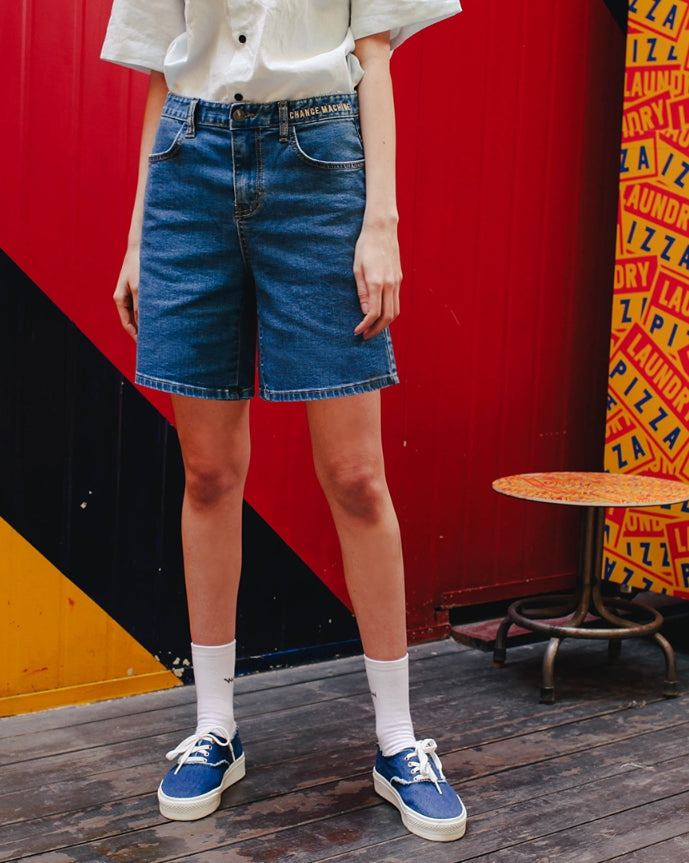 ダブルユーブイプロジェクト(WV PROJECT)SOMEONE DENIM SHORT PANTS SYSP7265(BLUE)