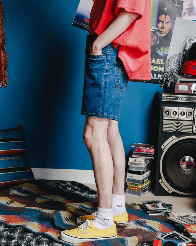 ダブルユーブイプロジェクト(WV PROJECT)SOMEONE DENIM SHORT PANTS SYSP7265(BLUE)