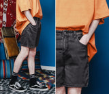 ダブルユーブイプロジェクト(WV PROJECT)SOMEONE DENIM SHORT PANTS SYSP7265(DARKGRAY)