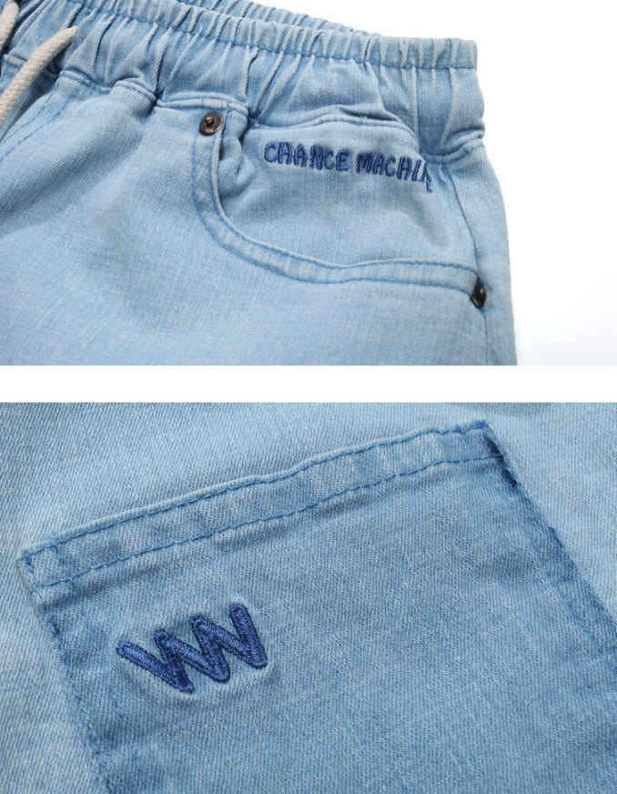 ダブルユーブイプロジェクト(WV PROJECT)WORK DEMIM SHORT PANTS SWSP7284(LIGHTBLUE)