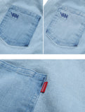 ダブルユーブイプロジェクト(WV PROJECT)WORK DEMIM SHORT PANTS SWSP7284(LIGHTBLUE)