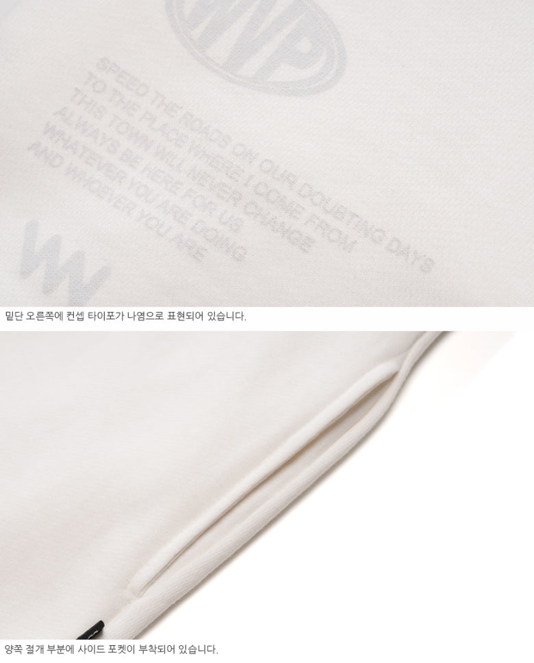 ダブルユーブイプロジェクト(WV PROJECT) Towner Longsleeve T-shirt ivory CJLT7335