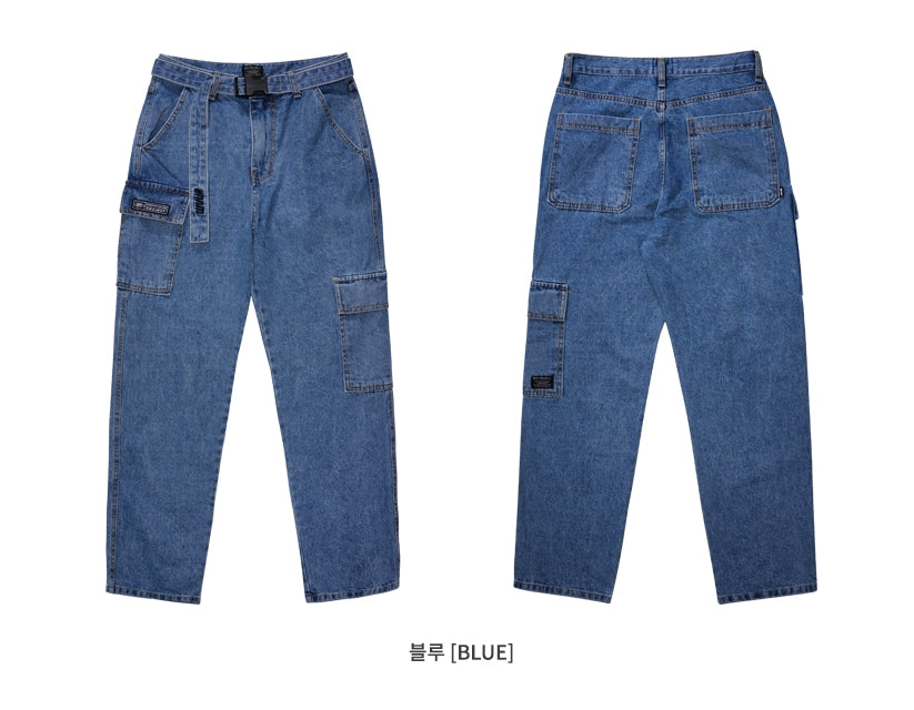 ダブルユーブイプロジェクト(WV PROJECT) FORWORK DENIM PANTS BLUE MJLP7315