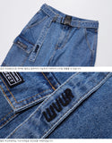 ダブルユーブイプロジェクト(WV PROJECT) FORWORK DENIM PANTS BLUE MJLP7315