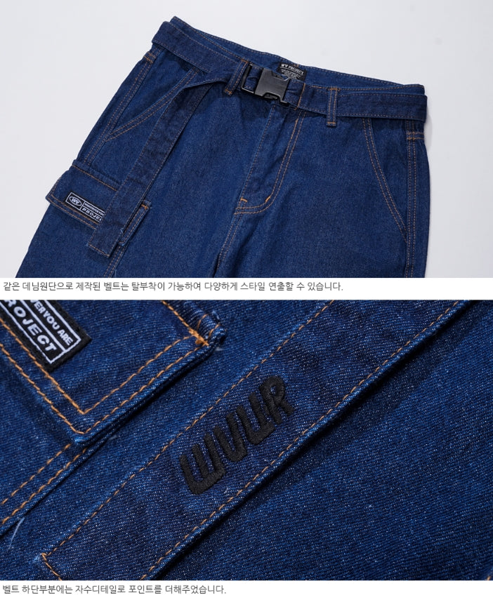ダブルユーブイプロジェクト(WV PROJECT) FORWORK DENIM PANTS DARKBLUE MJLP7315