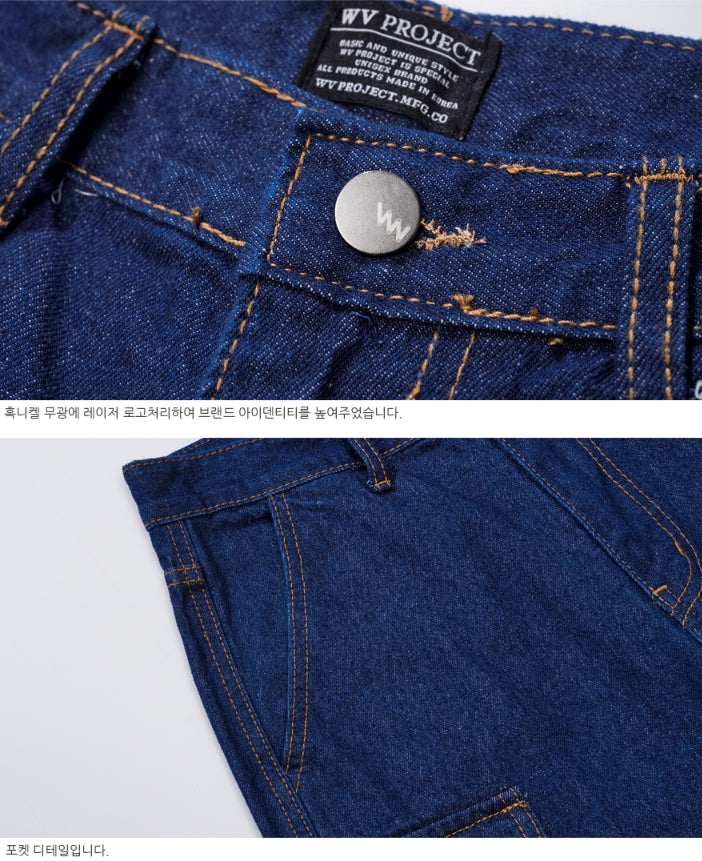 ダブルユーブイプロジェクト(WV PROJECT) FORWORK DENIM PANTS DARKBLUE MJLP7315