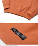ダブルユーブイプロジェクト(WV PROJECT) SPORTY STITCH SWEATSHIRT DARK ORANGE JSMT7319