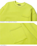 ダブルユーブイプロジェクト(WV PROJECT) SPORTY STITCH SWEATSHIR LIME JSMT7319