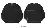 ダブルユーブイプロジェクト(WV PROJECT) SPORTY STITCH SWEATSHIR BLACK  JSMT7319
