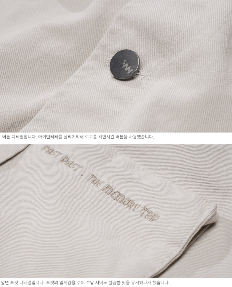 ダブルユーブイプロジェクト(WV PROJECT)EVELYN SHIRT JACKET BEIGE MJLS7308