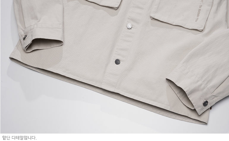 ダブルユーブイプロジェクト(WV PROJECT)EVELYN SHIRT JACKET BEIGE MJLS7308