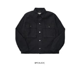 ダブルユーブイプロジェクト(WV PROJECT)EVELYN SHIRT JACKET BLACK MJLS7308