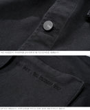 ダブルユーブイプロジェクト(WV PROJECT)EVELYN SHIRT JACKET BLACK MJLS7308