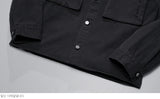 ダブルユーブイプロジェクト(WV PROJECT)EVELYN SHIRT JACKET BLACK MJLS7308