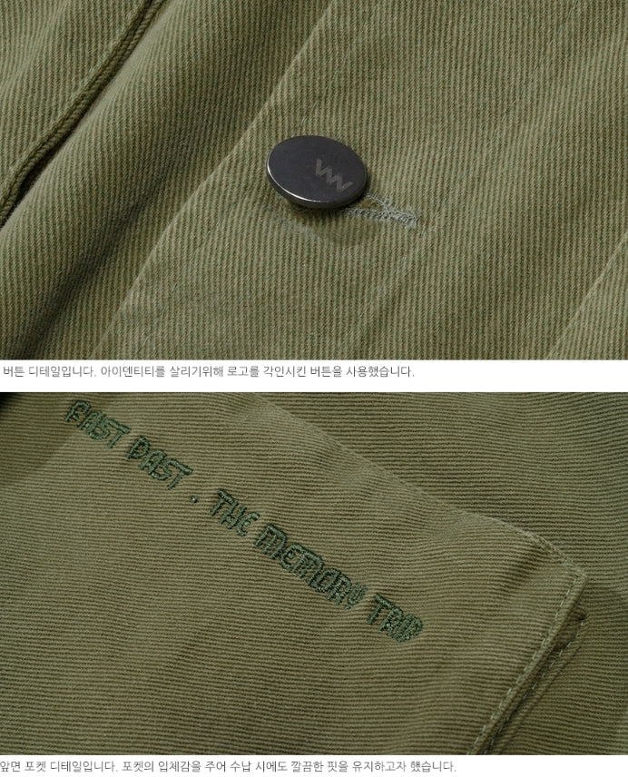 ダブルユーブイプロジェクト(WV PROJECT)EVELYN SHIRT JACKET KHAKI MJLS7308