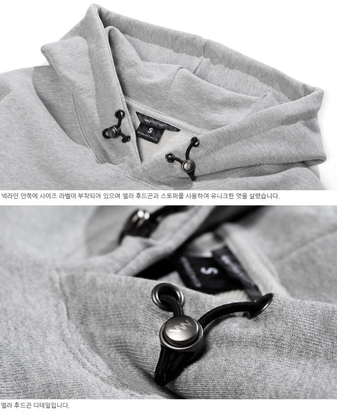 ダブルユーブイプロジェクト(WV PROJECT) Elastin Hoodie GRAY JJHD7322