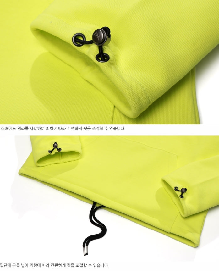 ダブルユーブイプロジェクト(WV PROJECT) Elastin Hoodie LIME JJHD7322