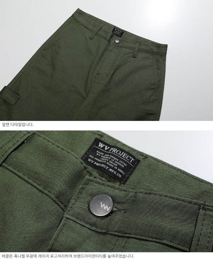 ダブルユーブイプロジェクト(WV PROJECT)WIDE CHINO PANTS KHAKI CRLP7330