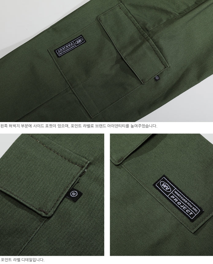 ダブルユーブイプロジェクト(WV PROJECT)WIDE CHINO PANTS KHAKI CRLP7330