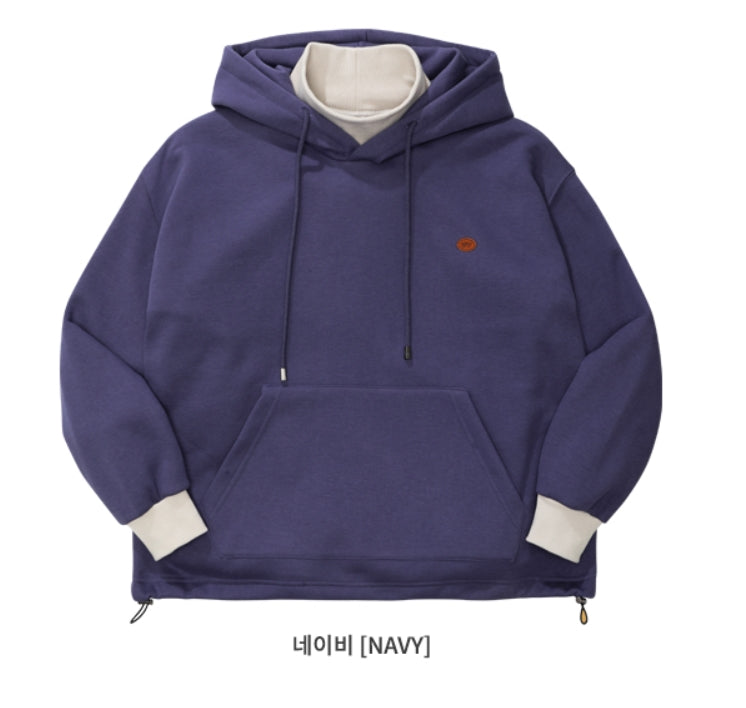 ダブルユーブイプロジェクト(WV PROJECT) CLAY HALFNECK HOOD  NAVY MJHD7316