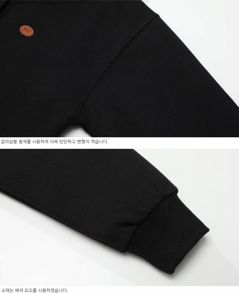 ダブルユーブイプロジェクト(WV PROJECT) CLAY HALFNECK HOOD BLACK MJHD7316