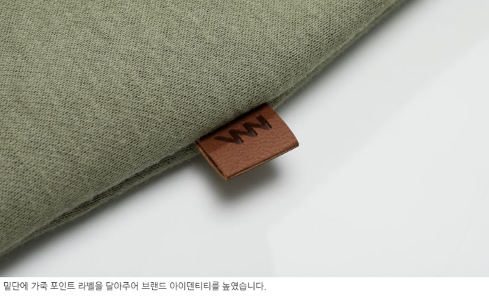 ダブルユーブイプロジェクト(WV PROJECT) CLAY HALFNECK HOOD OLIVE MJHD7316