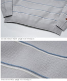 ダブルユーブイプロジェクト(WV PROJECT)BLANC STRIPE KNIT GRAY MJKN7310
