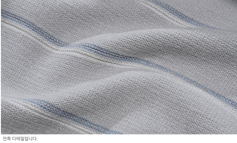 ダブルユーブイプロジェクト(WV PROJECT)BLANC STRIPE KNIT GRAY MJKN7310