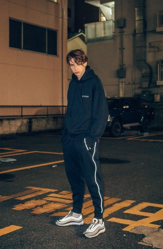 OVERR(オベルー) ESSAY.3 NAVY SCOTCH PIPING PANTS