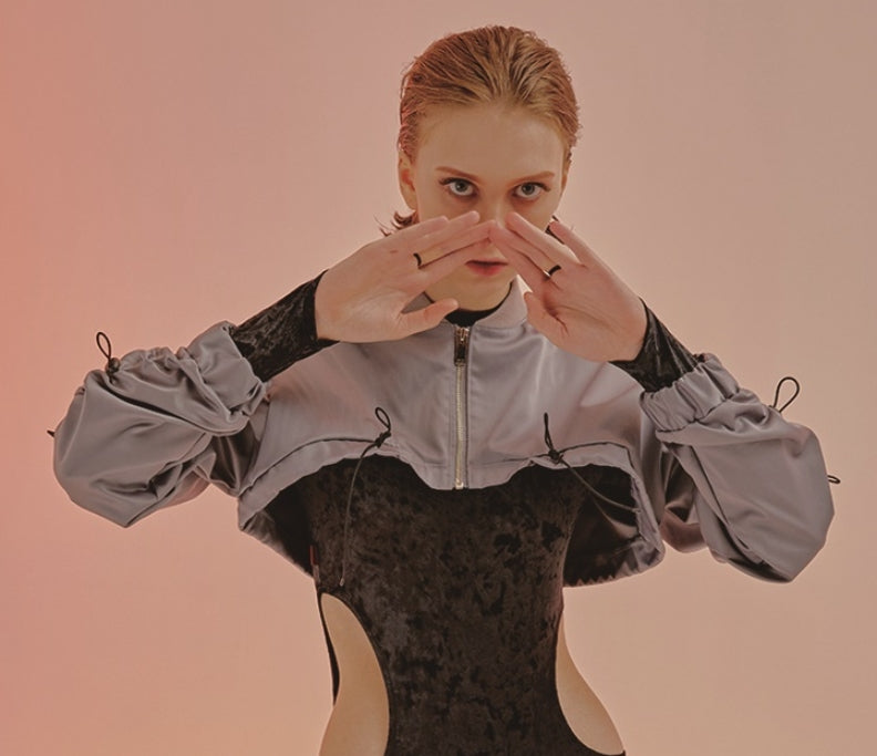 オージーオーディー(OZOD) CROP BLOUSON