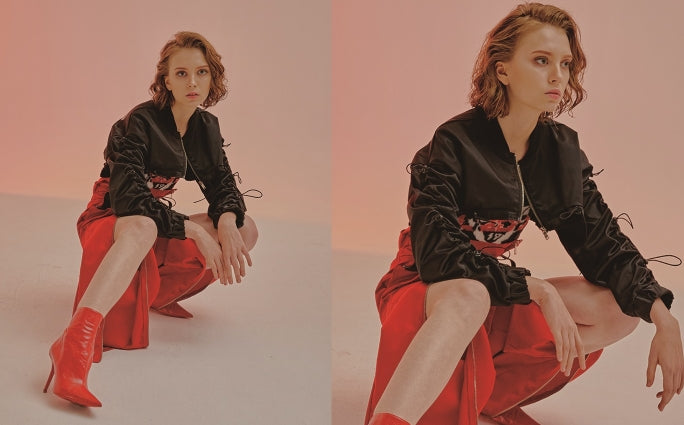 オージーオーディー(OZOD) CROP BLOUSON