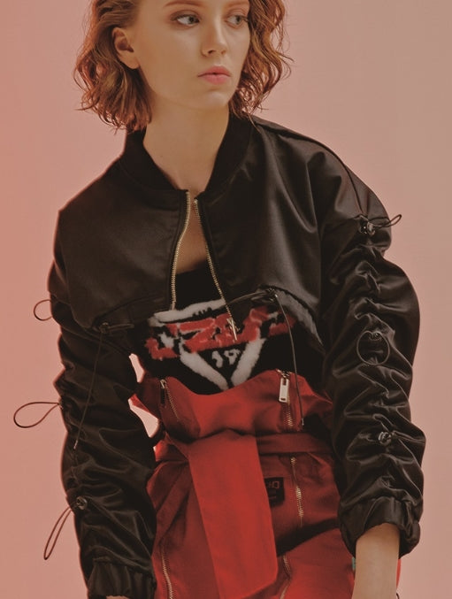 オージーオーディー(OZOD) CROP BLOUSON