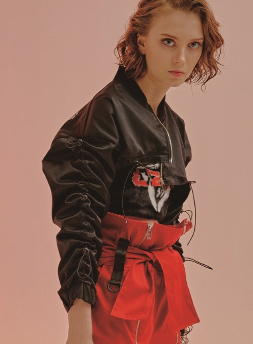 オージーオーディー(OZOD) CROP BLOUSON