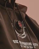 オージーオーディー(OZOD) LIGHT PIPING CROP HOODY