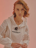 オージーオーディー(OZOD) LIGHT PIPING CROP HOODY
