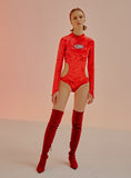 オージーオーディー(OZOD) VELVET BODYSUIT