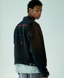オベルー(OVERR) 19FW BLACK WASHED DENIM JACKET