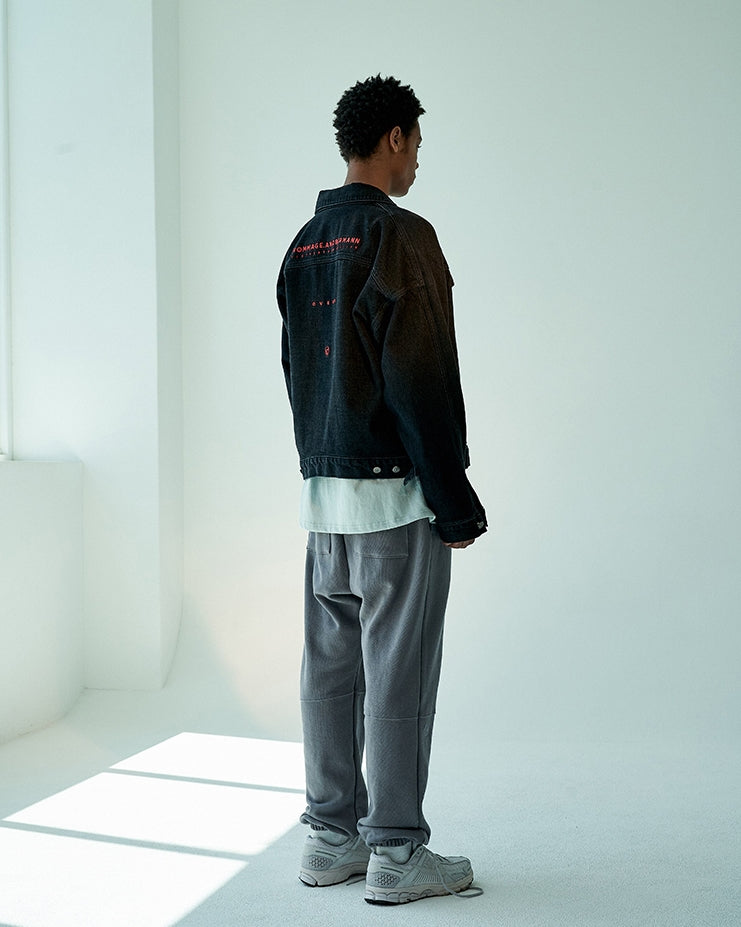 オベルー(OVERR) 19FW BLACK WASHED DENIM JACKET