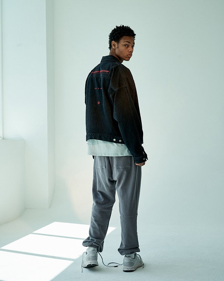 オベルー(OVERR) 19FW BLACK WASHED DENIM JACKET