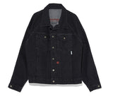 オベルー(OVERR) 19FW BLACK WASHED DENIM JACKET