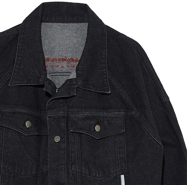 オベルー(OVERR) 19FW BLACK WASHED DENIM JACKET