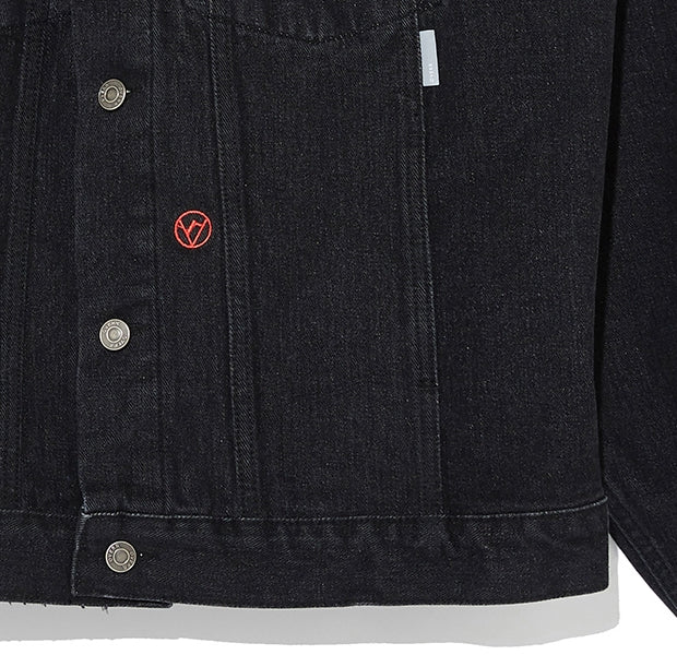 オベルー(OVERR) 19FW BLACK WASHED DENIM JACKET