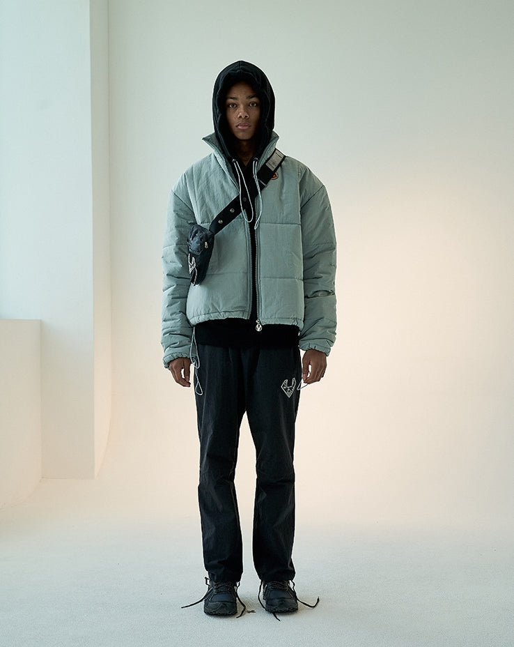 オベルー(OVERR) 19FW RUBBER PATCH MINT SHORT PADDING