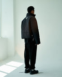 オベルー(OVERR)  19FW RUBBER PATCH BLACK SHORT PADDING