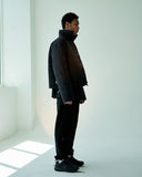 オベルー(OVERR)  19FW RUBBER PATCH BLACK SHORT PADDING
