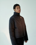 オベルー(OVERR)  19FW RUBBER PATCH BLACK SHORT PADDING