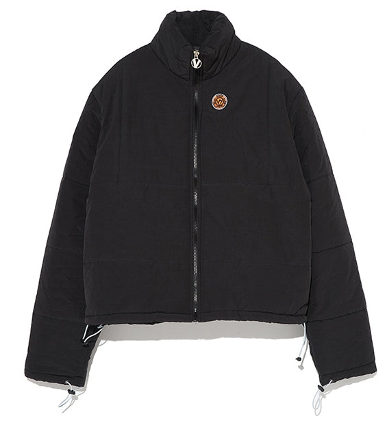オベルー(OVERR)  19FW RUBBER PATCH BLACK SHORT PADDING