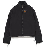 オベルー(OVERR)  19FW RUBBER PATCH BLACK SHORT PADDING
