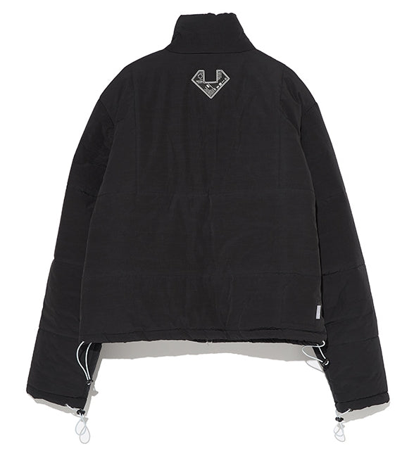 オベルー(OVERR)  19FW RUBBER PATCH BLACK SHORT PADDING