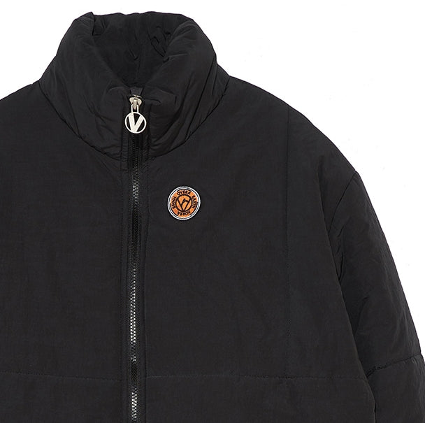 オベルー(OVERR)  19FW RUBBER PATCH BLACK SHORT PADDING